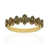 Anello in oro con Diamante Verde SI1 (CIRARI)