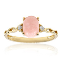 Anello in oro con Opale Rosa (CIRARI)