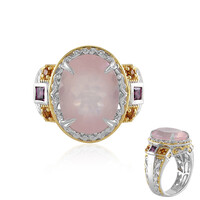 Anello in argento con Quarzo Rosa (Gems en Vogue)