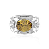 Anello in argento con Zircone Giallo