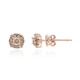 Orecchini in oro con Diamante Rose de France SI1 di Argyle (Annette)