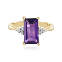 Anello in argento con Ametista Zambiana