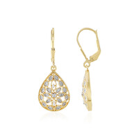 Orecchini in argento con Diamante I2 (J)