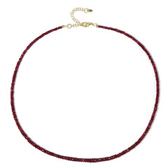Collana in argento con Rubino Longido