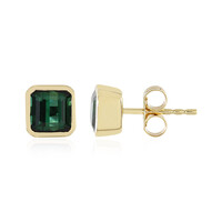 Orecchini in oro con Tormalina Verde di Benedito (Adela Gold)