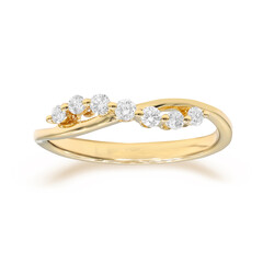 Anello in oro con Diamante I1 (H) (CIRARI)