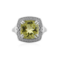 Anello in argento con Quarzo Limone