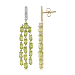 Orecchini in argento con Peridoto