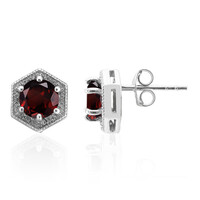 Orecchini in argento con Granato