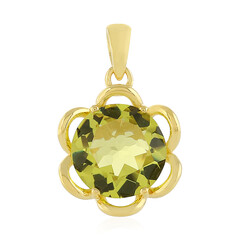 Ciondolo in argento con Quarzo Limone