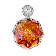 Ciondolo in oro con Sfalerite (AMAYANI)