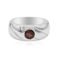 Anello in argento con Granato Mozambico