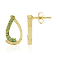 Orecchini in argento con Tsavorite