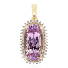 Ciondolo in oro con Kunzite Patroke
