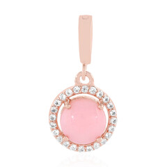 Ciondolo in argento con Opale Rosa
