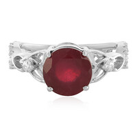 Anello in argento con Rubino del Madagascar