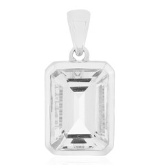 Ciondolo in argento con Quarzo Bianco