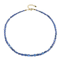 Collana in argento con Cianite del Nepal