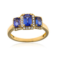 Anello in oro con Tanzanite AAA (CIRARI)
