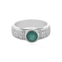 Anello in argento con Grandidierite