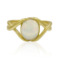 Anello in oro con Opale di Welo AAA (Adela Gold)