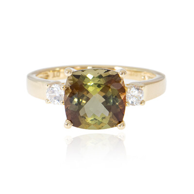 Anello in oro con Andalusite