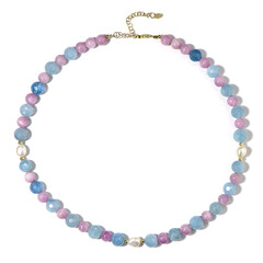 Collana in argento con Kunzite (Riya)
