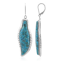 Orecchini in argento con Turchese Kingman Mohave Blu (Art of Nature)
