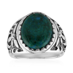 Anello in argento con Crisocolla (Art of Nature)