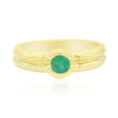 Anello in argento con Smeraldo Zambia