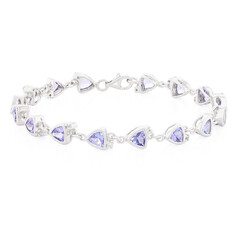 Bracciale in argento con Tanzanite