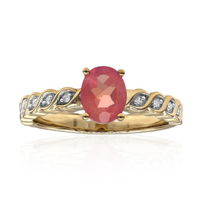 Anello in oro con Pezzottaite
