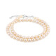 Bracciale in argento con Perla d'Acqua Dolce Pesca (TPC)