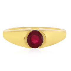 Anello in argento con Rubino del Madagascar
