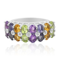 Anello in argento con Peridoto