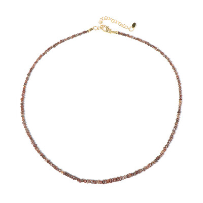 Collana in argento con Diamante Cioccolato
