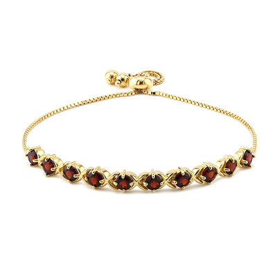 Bracciale in argento con Granato