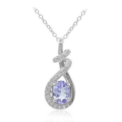 Collana in argento con Tanzanite