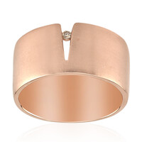 Anello in argento con Diamante Rose de France SI1 di Argyle