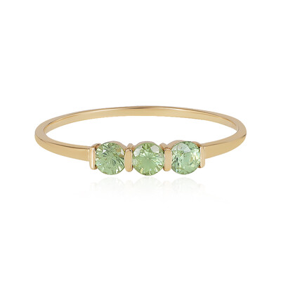 Anello in oro con Demantoide