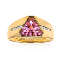 Anello in oro con Diasporo Rosa (AMAYANI)