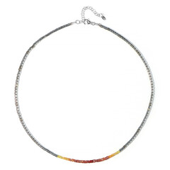 Collana in argento con Ematite Argentata
