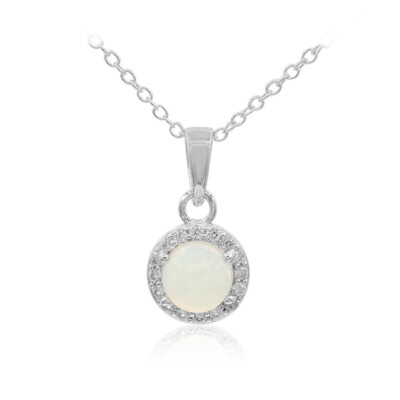 Collana in argento con Opale di Welo