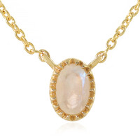 Collana in argento con Pietra di Luna Arcobaleno