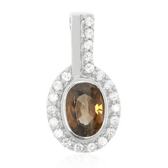 Ciondolo in argento con Zircone Cannella