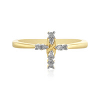 Anello in argento con Diamante I2 (I)