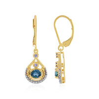 Orecchini in argento con Topazio Blu Londra