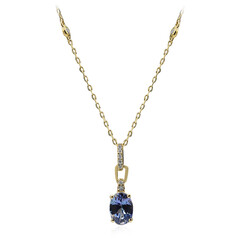 Collana in oro con Tanzanite (non riscaldata) (CIRARI)
