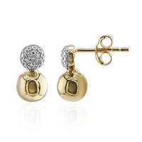 Orecchini in argento con Diamante I3 (I)