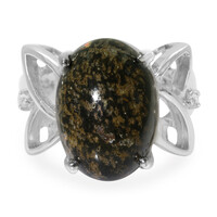 Anello in argento con Opale Leopardo